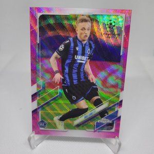 Noa Lang 2021-22 Topps Chrome ' Pink Wave ' Parallel #85